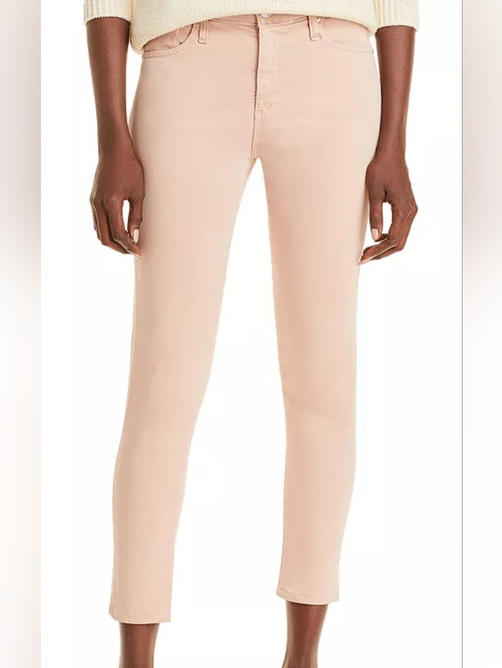 *AG Jeans* Prima Sateen Mid-Rise Cigaratte Crop, 25  "Sulfur Infinite Mauve".